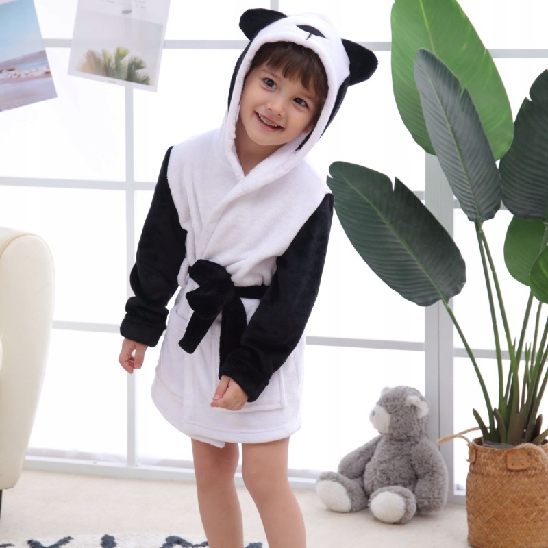 Szlafrok dziecięcy 120 M Panda Spod Igły i Nitki