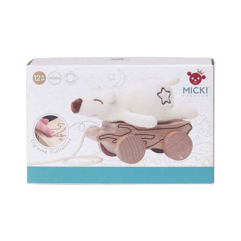 Zabawka do ciągnięcia Micki Premium