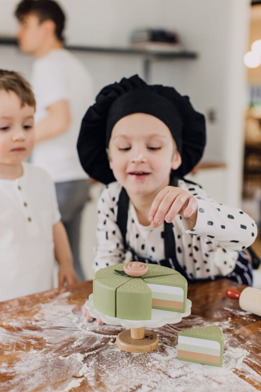 Tort drewniany zabawkowy Micki