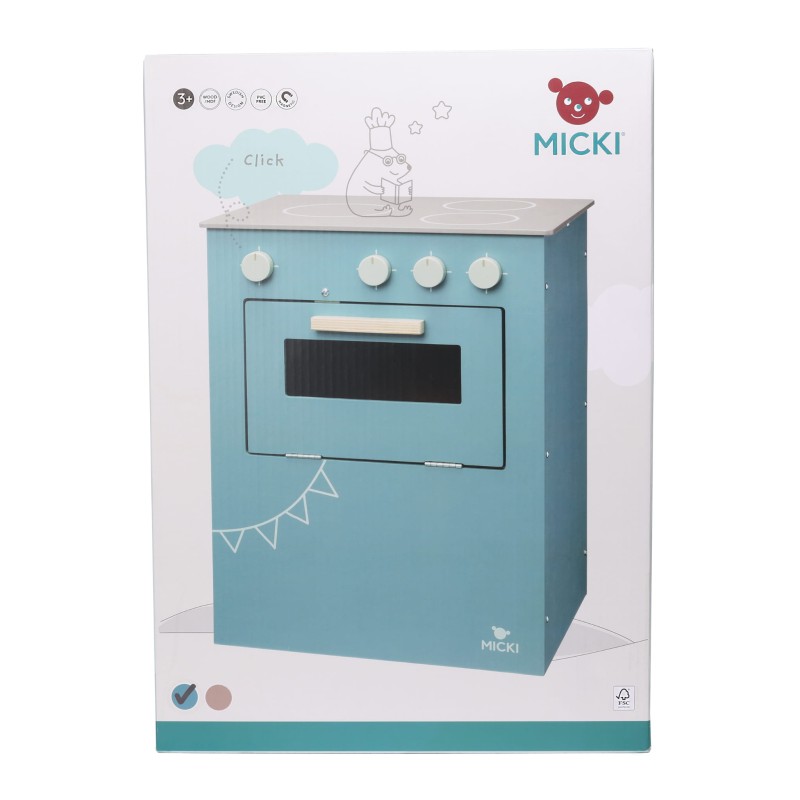 Kuchnia drewniana Micki niebieska