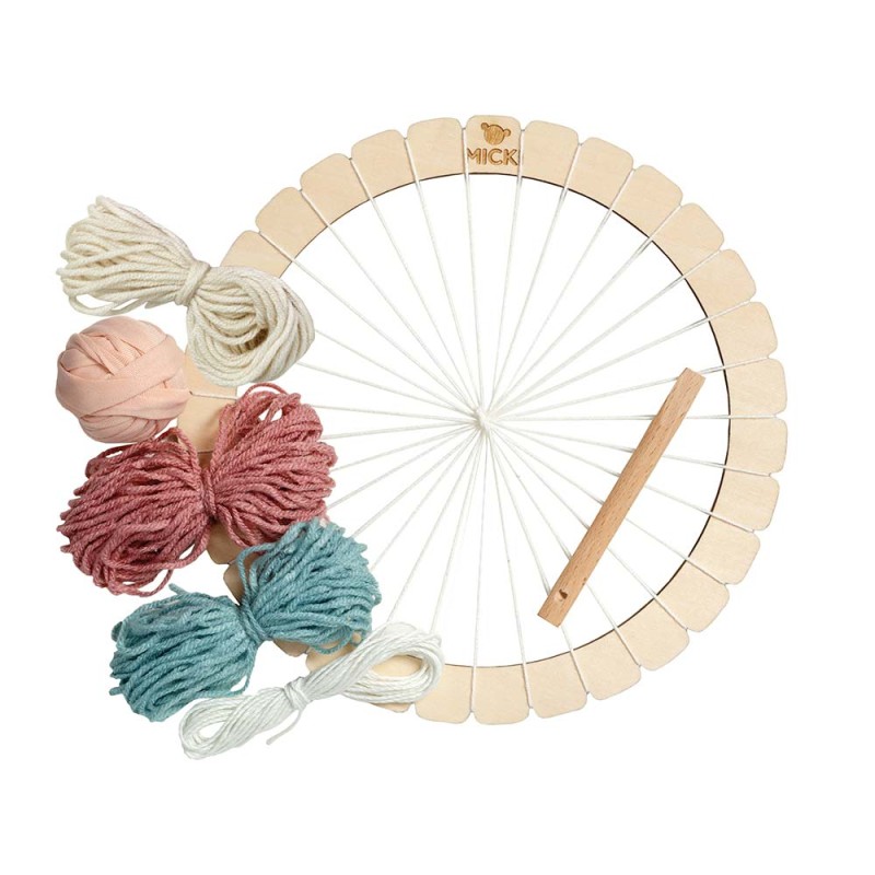 Rama tkacka/krosno dla dzieci okrągłe 21 cm MICKI