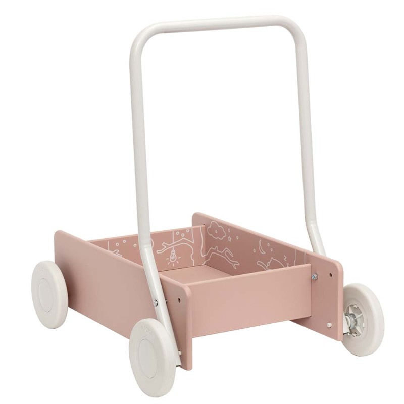 Chodzik Pchacz Różowy Micki