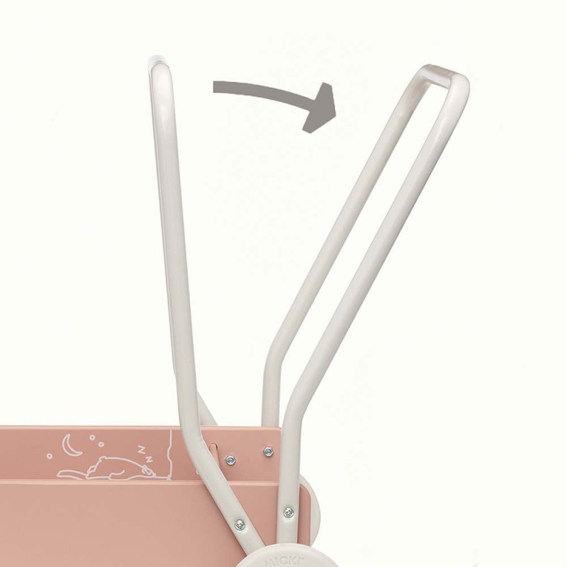 Chodzik Pchacz Różowy Micki