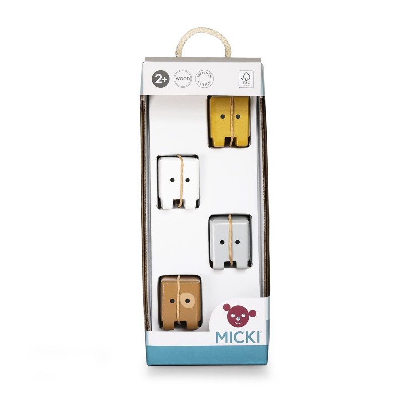 Zestaw 4 zwierzątka Micki