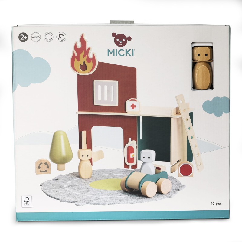 Świat zabawy Służby ratunkowe, straż pożarna, szpital Micki