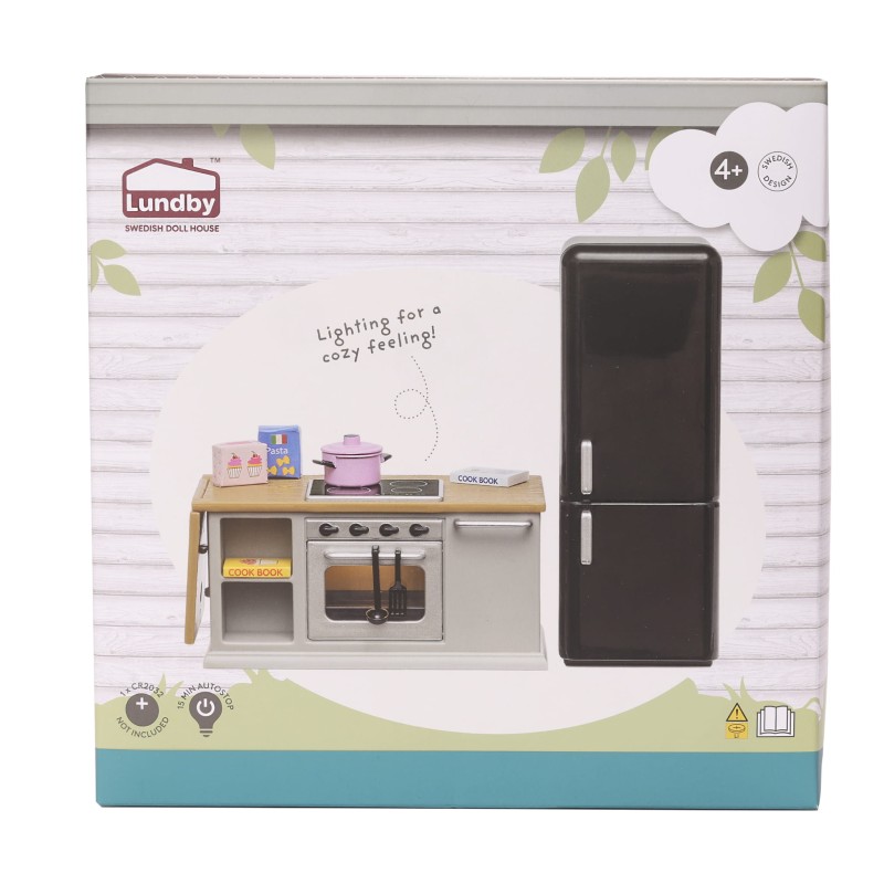 Zestaw Kuchenka + Lodówka Lundby