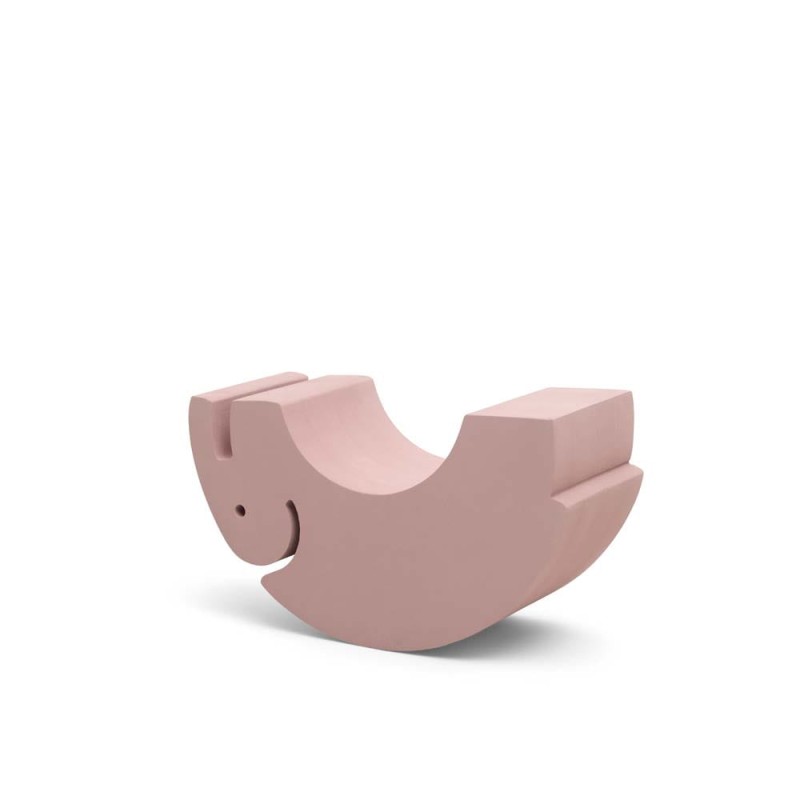 Zabawka wspierająca sensorykę i motorykę Słoń bObles S Vintage rose