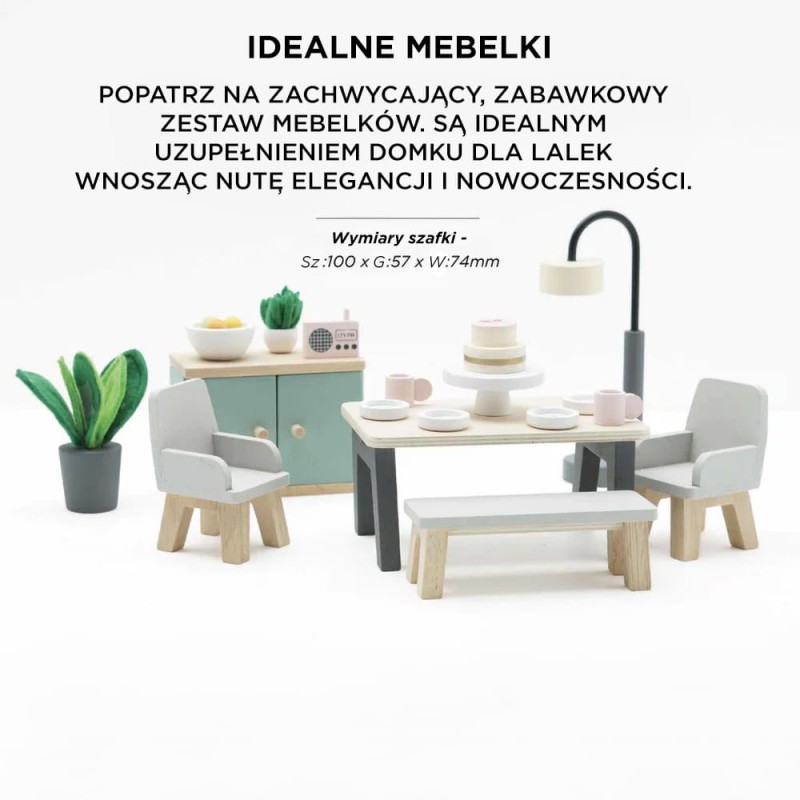 Mebelki do domku dla lalek Jadalnia Daisylane Le Toy Van