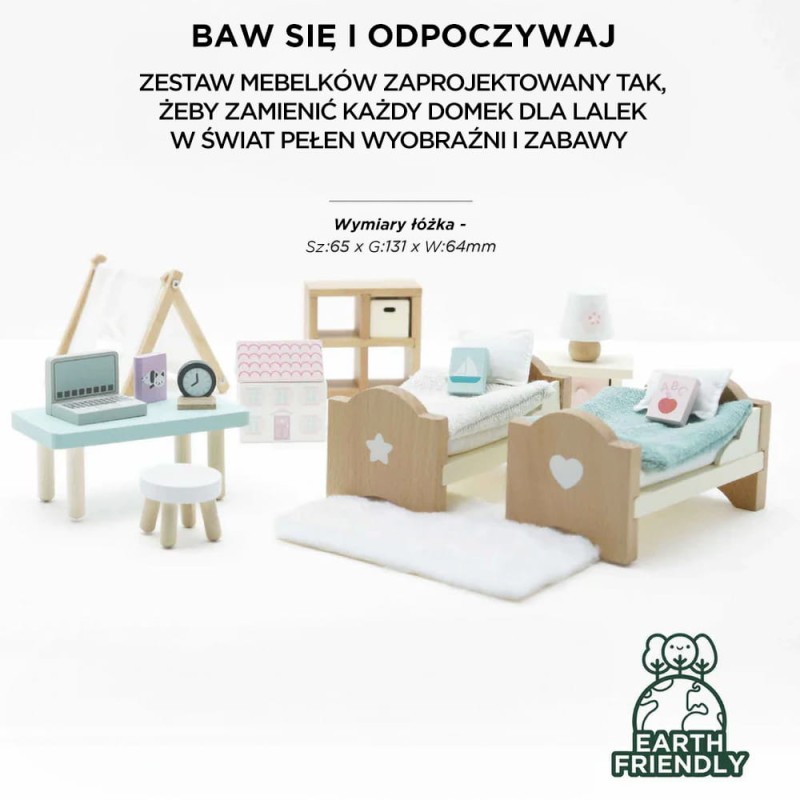 Mebelki do domku dla lalek Sypialnia dziecięca Daisylane Le Toy Van