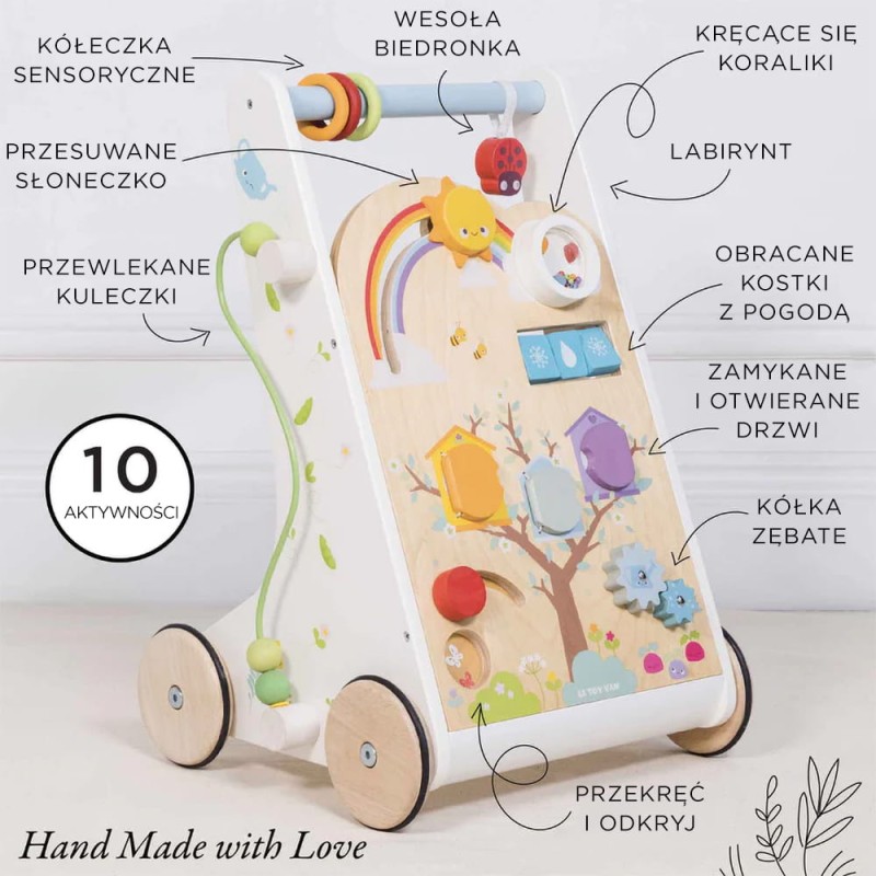 Pchacz chodzik edukacyjny Le Toy Van