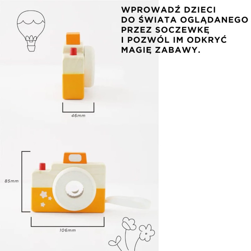 Drewniany aparat fotograficzny Le Toy Van