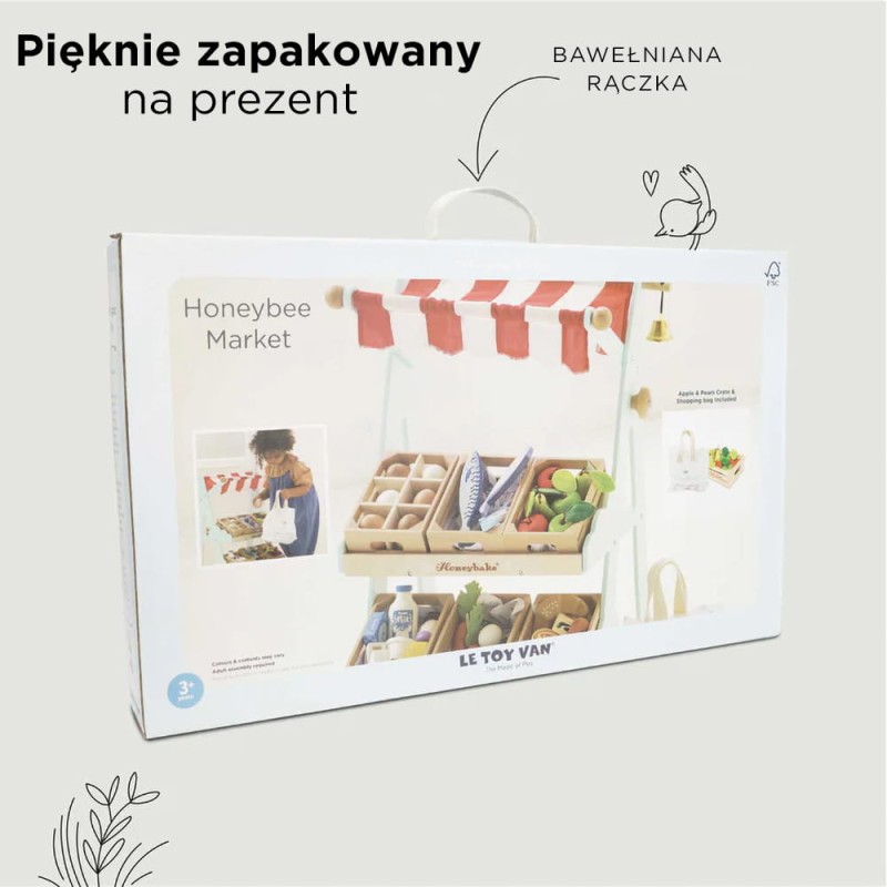 Stragan drewniany Honeybee Le Toy Van