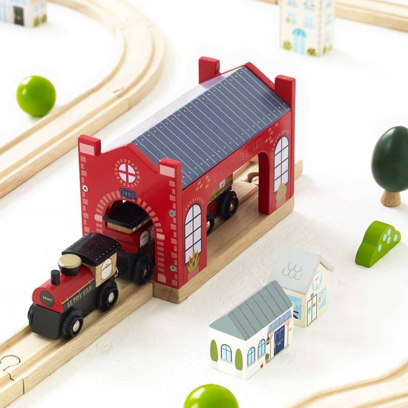 Zestaw kolejowy London (120 elementów) Le Toy Van