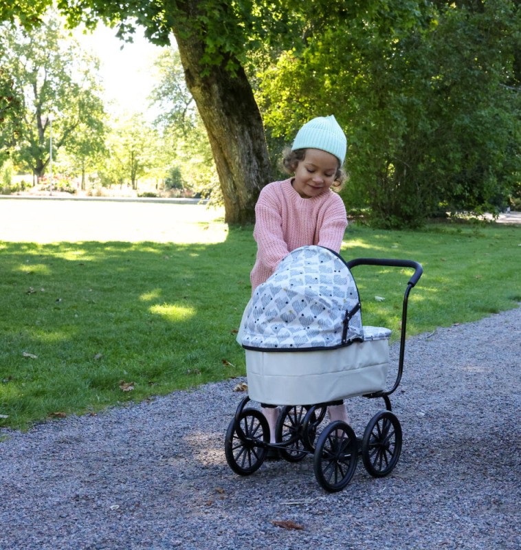 Wózek dla lalek w stylu retro gondola Skrallan