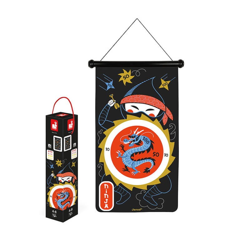 Magnetyczna gra w rzutki zręcznościowa Ninja Janod
