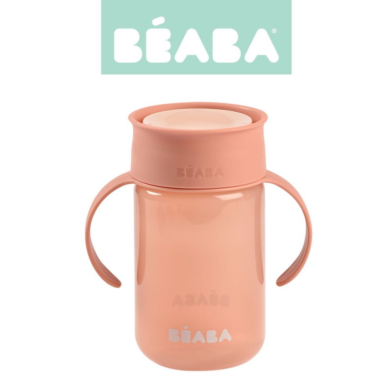 Kubek treningowy 360° pink różowy Beaba