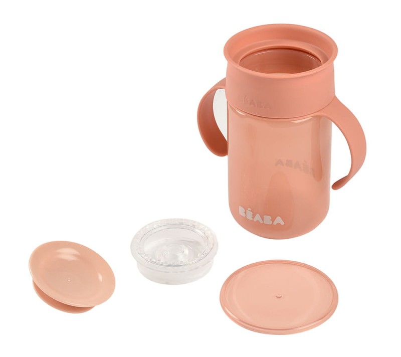 Kubek treningowy 360° pink różowy Beaba