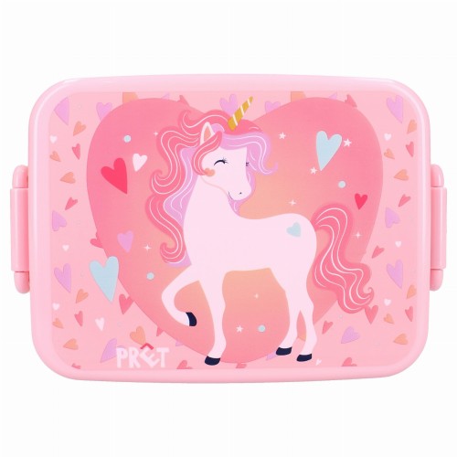 Lunch box Jednorożec serca różowe PRET