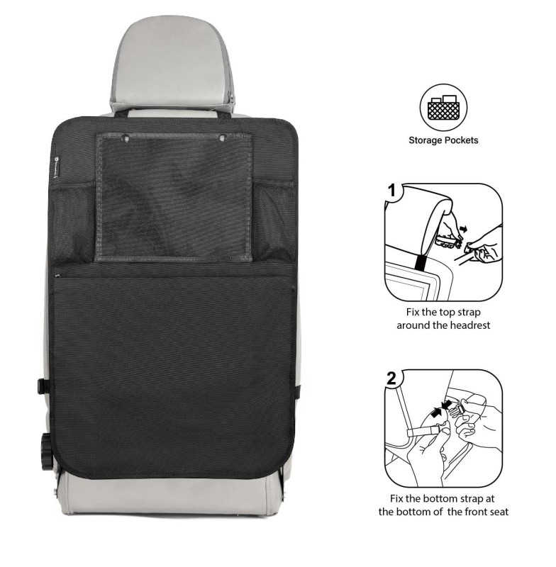 Organizer do samochodu z miejscem na tablet Titanium Baby