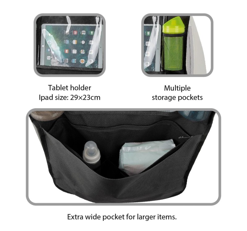 Organizer do samochodu z miejscem na tablet Titanium Baby