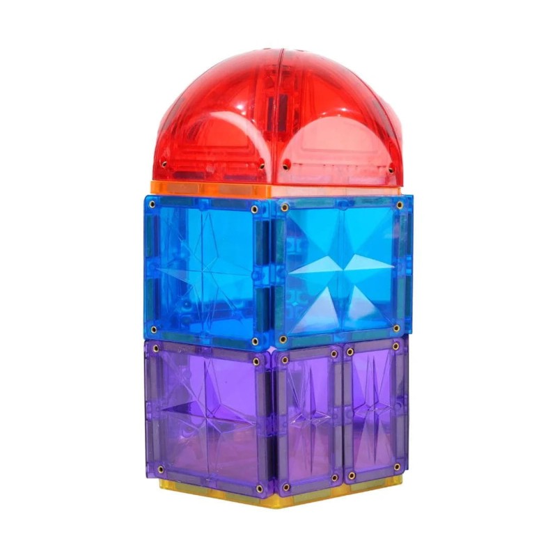 Klocki magnetyczne Curved Dome Pack Intense - 47 el. Cleverclixx