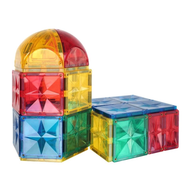 Klocki magnetyczne Curved Dome Pack Intense - 47 el. Cleverclixx