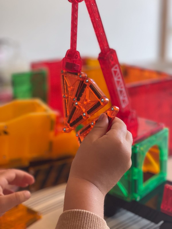 Klocki Magnetyczne Na Budowie Builder XL 50 el. MAGNA-TILES