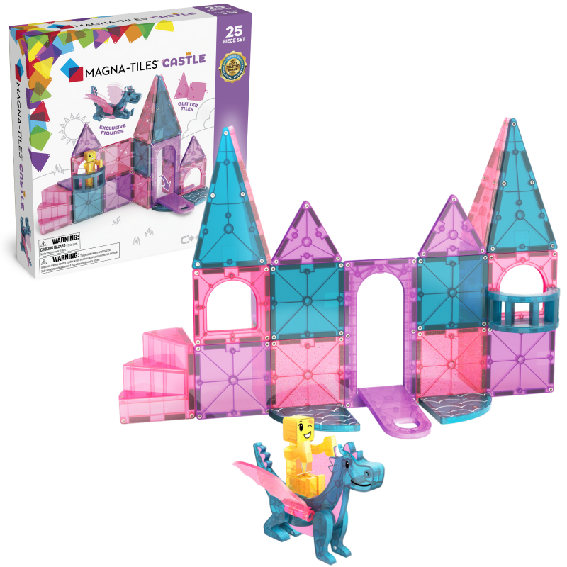 Klocki Magnetyczne Zamek Castle 25 el. MAGNA-TILES