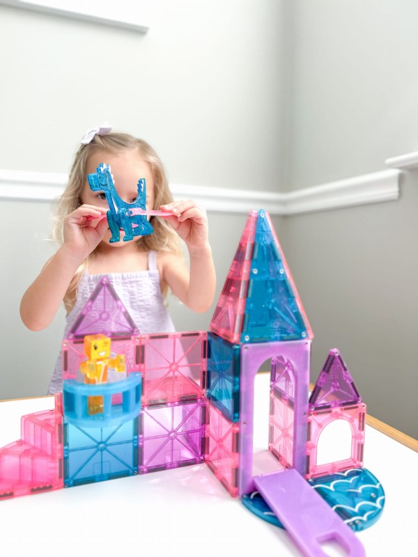 Klocki Magnetyczne Zamek Castle 25 el. MAGNA-TILES