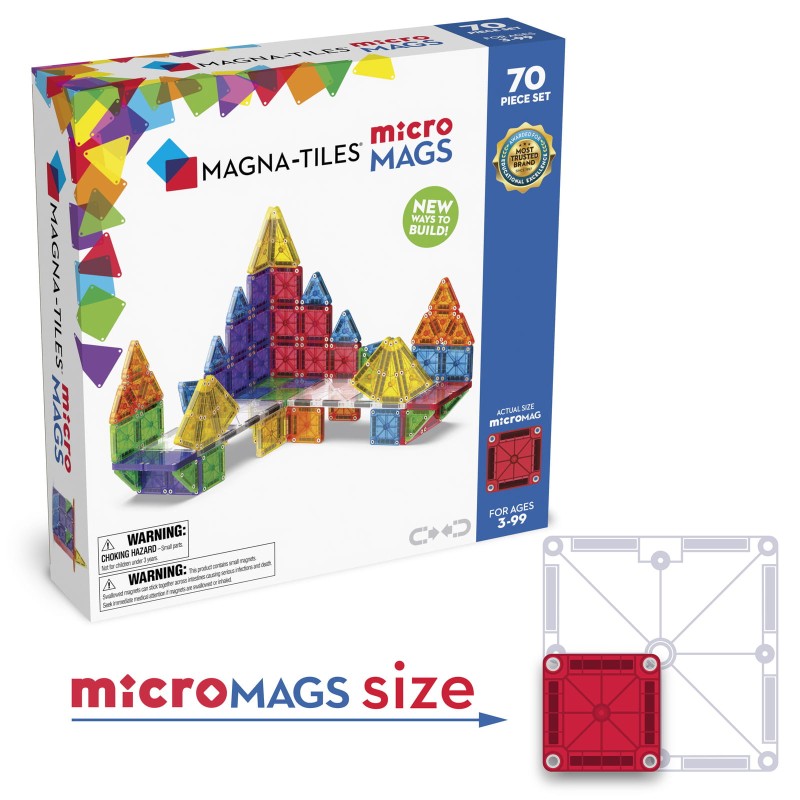 Klocki Magnetyczne COMBO microMAGS 70 el. MAGNA-TILES