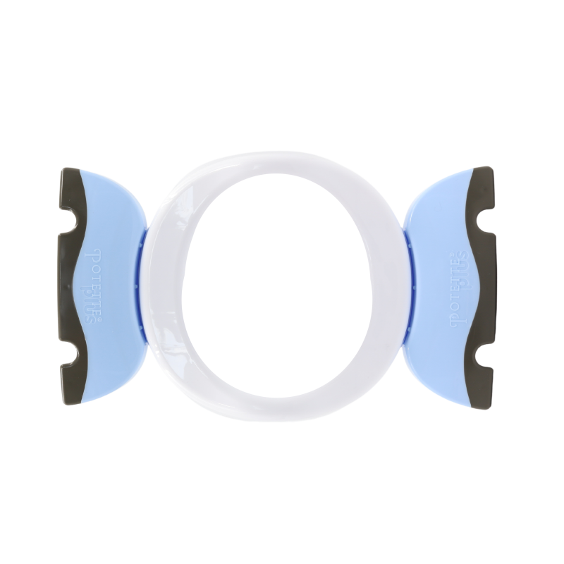 Nocnik dla dziecka i nakładka na toaletę 2w1 biało-niebieski Potette Plus