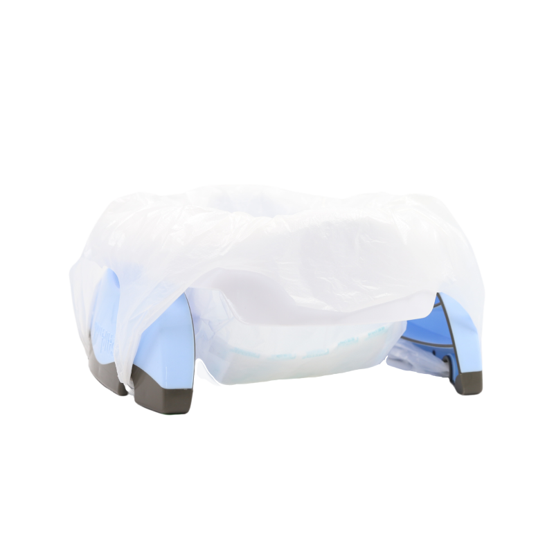 Nocnik dla dziecka i nakładka na toaletę 2w1 biało-niebieski Potette Plus