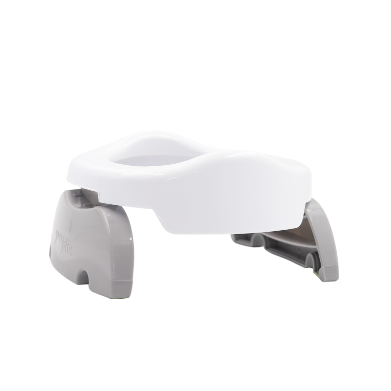 Nocnik dla dziecka i nakładka na toaletę 2w1 biało-szary Potette Plus