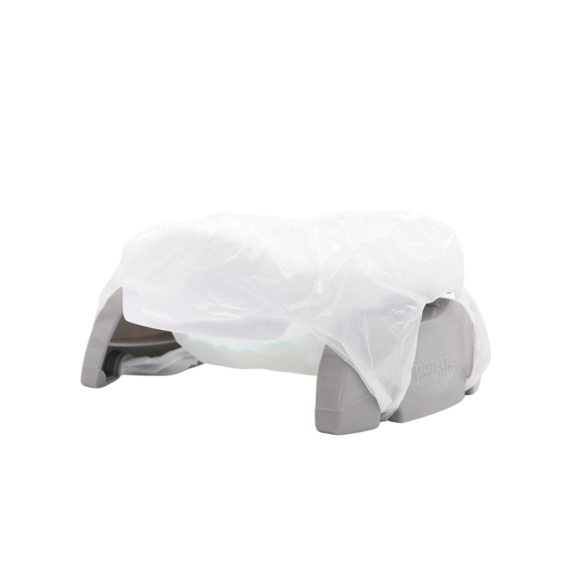 Nocnik dla dziecka i nakładka na toaletę 2w1 biało-szary Potette Plus