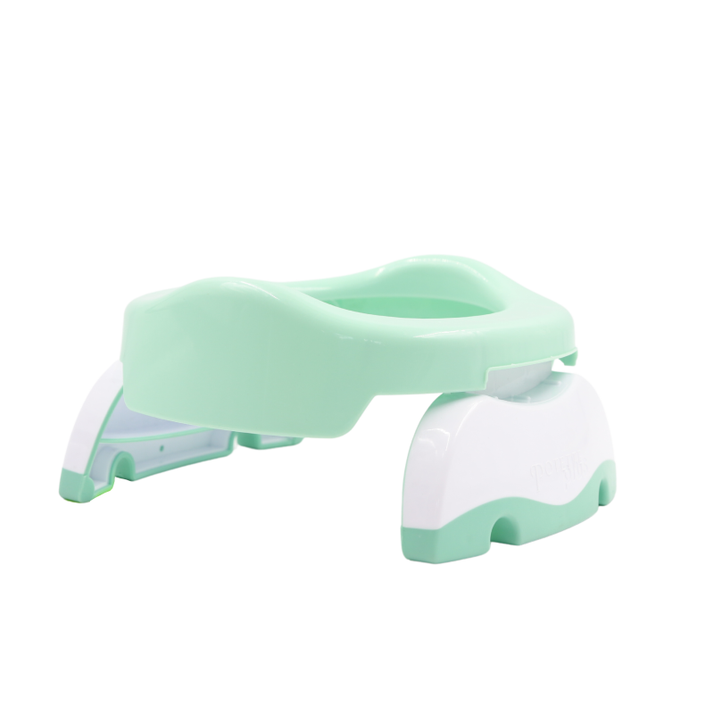 Nocnik dla dziecka i nakładka na toaletę 2w1 miętowo-biały Potette Plus