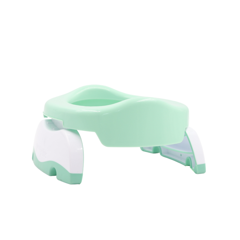 Nocnik dla dziecka i nakładka na toaletę 2w1 miętowo-biały Potette Plus