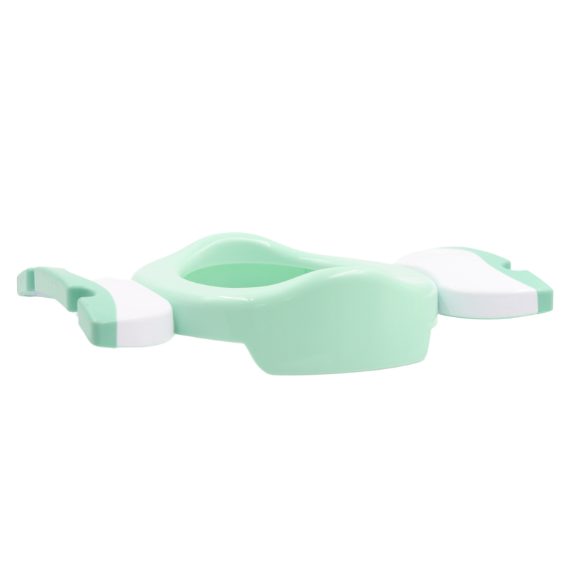 Nocnik dla dziecka i nakładka na toaletę 2w1 miętowo-biały Potette Plus