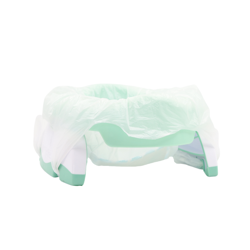 Nocnik dla dziecka i nakładka na toaletę 2w1 miętowo-biały Potette Plus