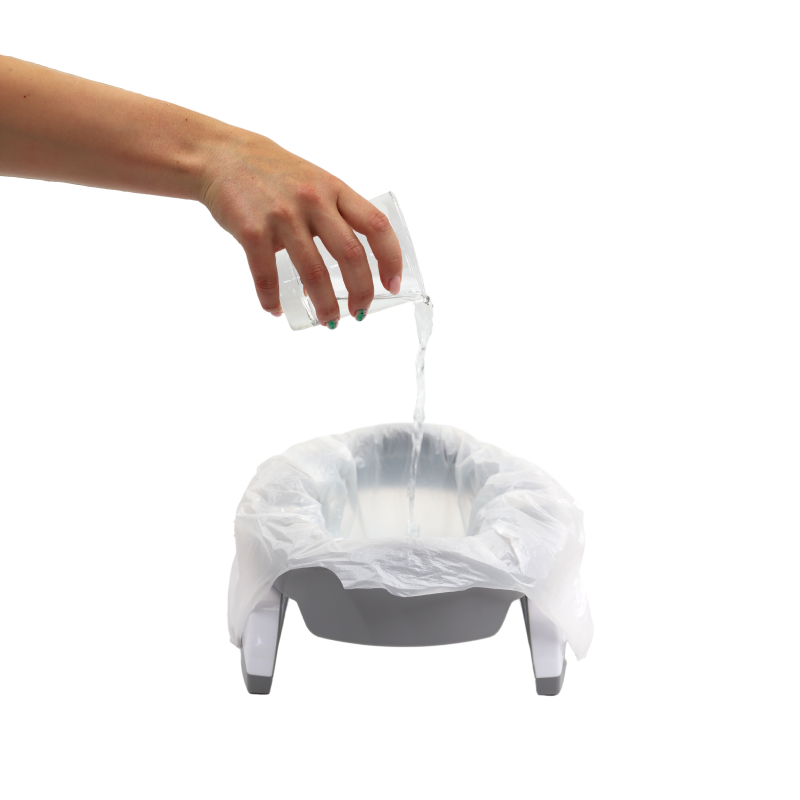 Nocnik dla dziecka i nakładka na toaletę 2w1 miętowo-biały Potette Plus