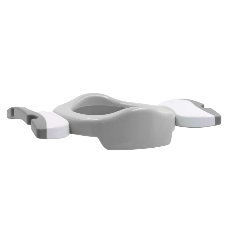 Nocnik dla dziecka i nakładka na toaletę 2w1 szaro-biały Potette Plus