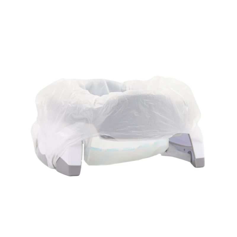 Nocnik dla dziecka i nakładka na toaletę 2w1 szaro-biały Potette Plus