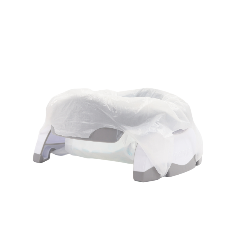 Nocnik dla dziecka i nakładka na toaletę 2w1 szaro-biały Potette Plus