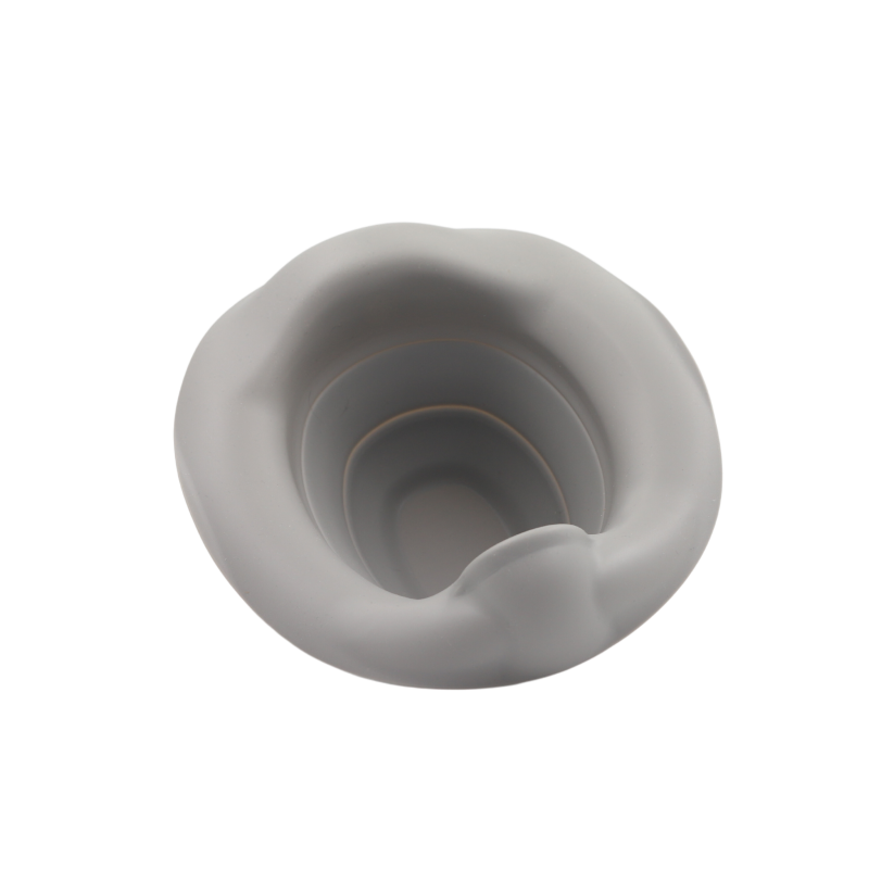 Wkład składany silikonowy na nocnik szary Potette Plus