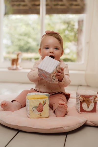 4 Miękkie kostki aktywizujące Fairy Garden Little Dutch