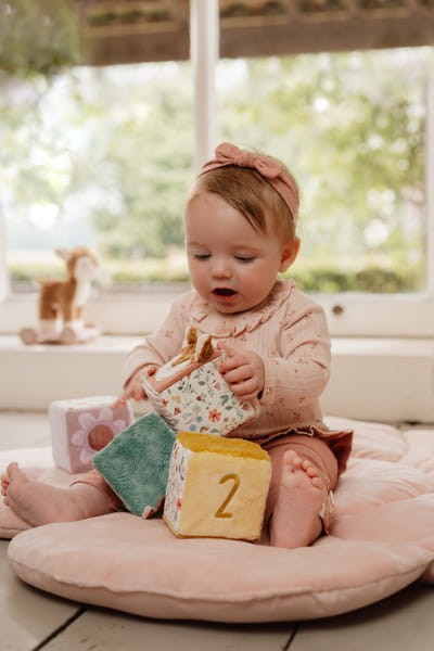 4 Miękkie kostki aktywizujące Fairy Garden Little Dutch