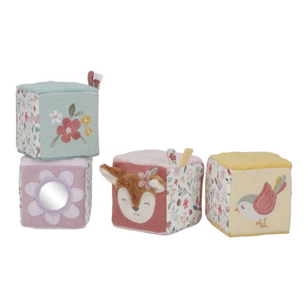 4 Miękkie kostki aktywizujące Fairy Garden Little Dutch