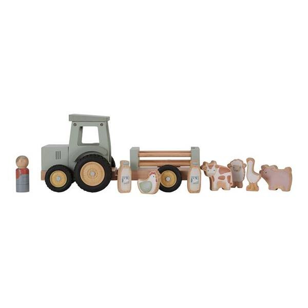 Traktor z przyczepą Little Farm FSC Little Dutch