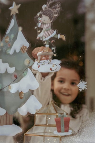 Zestaw naklejek Choinka X-MAS Little Dutch
