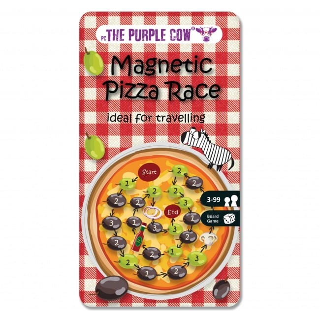 Podróżna gra magnetyczna Pizza Race The Purple Cow