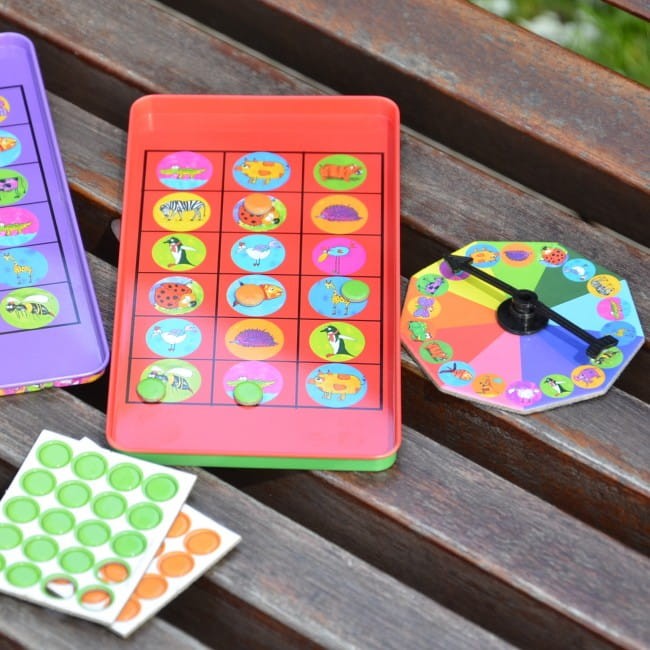 Podróżna gra magnetyczna Bingo The Purple Cow